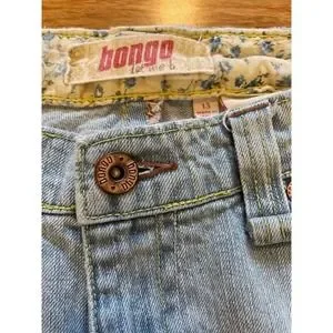 Bongo Fabulous Flare Let Me‎ Be Light Wash (RARE) Juniors Jeans Size 13 Y2K 90s